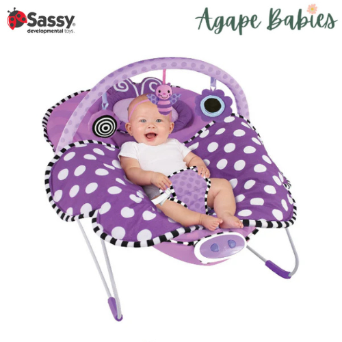 Sassy Cuddle Bug Bouncer (Violet Butterfly)