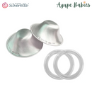 Silverette Silver Nursing Nipple Cups  L & Ofeel Ring (Combo)