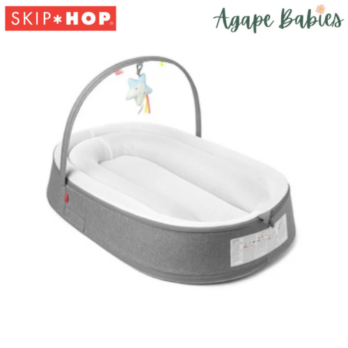 Skip Hop Playful Retreat Baby Nest - Grey Melange