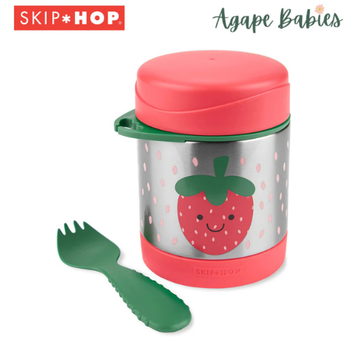 Skip Hop Spark Style Insulated Food Jar - Strawberry