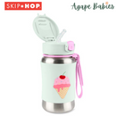 Skip Hop Spark Style Stainless Steel Straw Bottle - Ice Cream