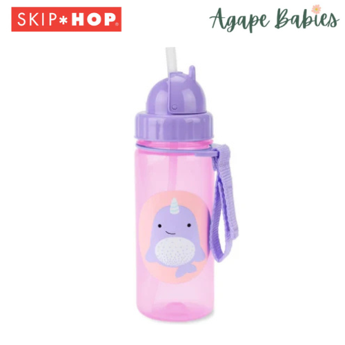 Skip Hop Zoo PP Straw Bottle - Narwhal