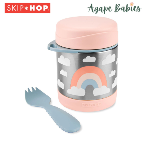 Skip Hop Spark Style Insulated Food Jar - Rainbow