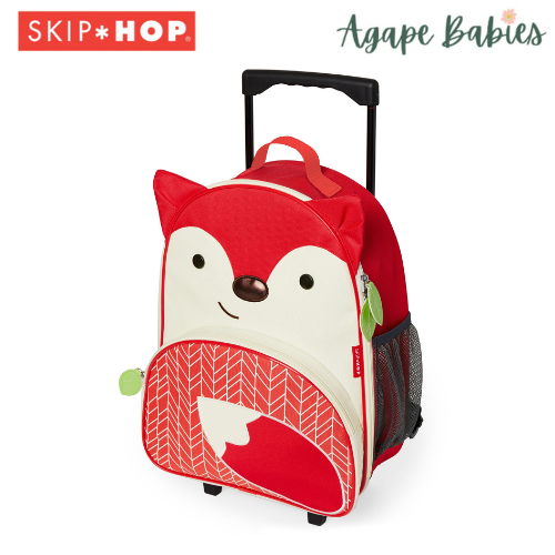 Skip Hop Zoo Kids Rolling Luggage - Fox