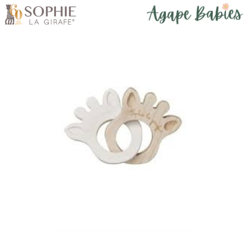 Sophie la girafe So'pure Rubber&Wood Silhouette Rings