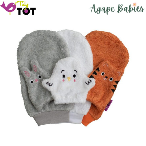 Tidy Tot Bamboo Wash Mitts