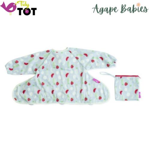 Tidy Tot Cover & Catch Bib (Long Sleeve) - Fun Fruits