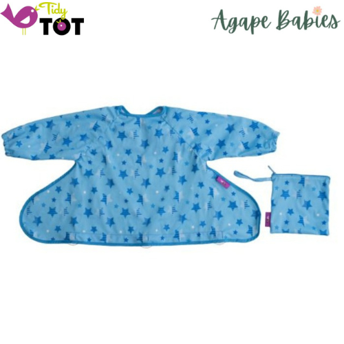 Tidy Tot Cover & Catch Bib (Long Sleeve) - Super Stars