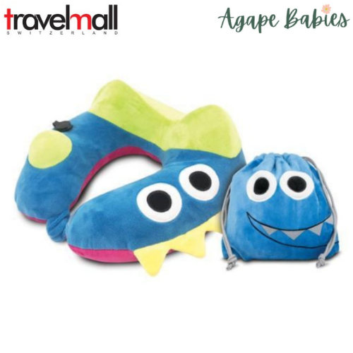 TravelMall Kid’s Inflatable Travel Pillow (Dinosaur Edition)