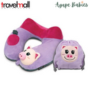 TravelMall Kid’s Inflatable Travel Pillow (Piglet Edition)