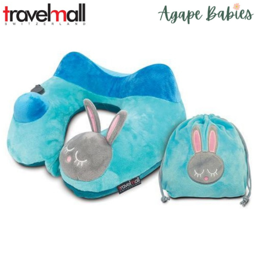 TravelMall Kid’s Inflatable Travel Pillow (Rabbit Edition)