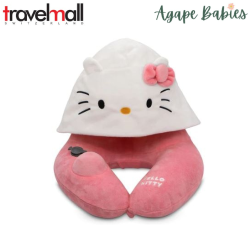 Travelmall x Hello Kitty Hooded Pillow with Patented Pump