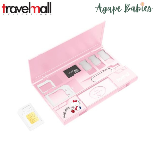 Travelmall x Hello Kitty Ultra-Slim Multi-functional SIM Card Set with Type-C Card Reader