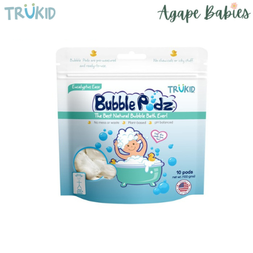 TruKid Eucalyptus Scented Bubble Podz, 10 pcs Exp: 05/26