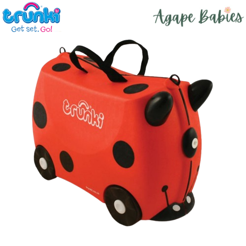 Trunki Luggage - Harley Ladybug Red  (With 5 years Warranty)