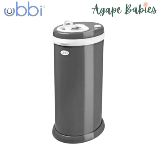 Ubbi Diaper Pail Slate Dark Grey