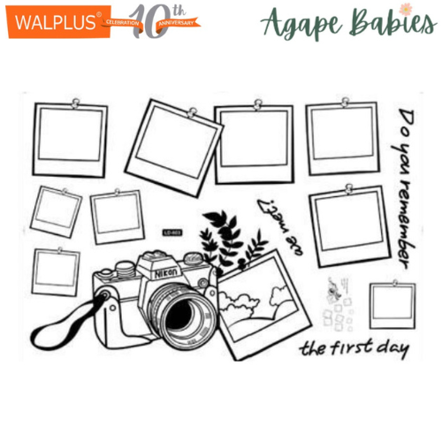 Walplus Instant Camera Photo Frame Wall Decals 30x90cm