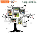 Walplus Photo Frame Birdcage Wall Decals 30x90cm 3pcs