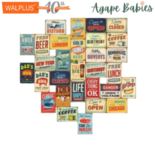 Walplus Vintage Metal Sign 32cm x 22cm x 2cm