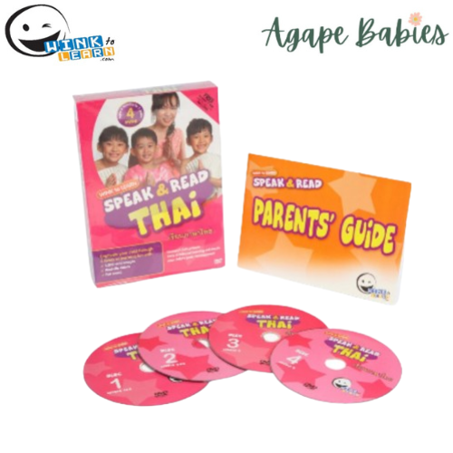 WINK to LEARN Speak & Read Thai 4-DVDs Program - FOC Sing to Learn DVD