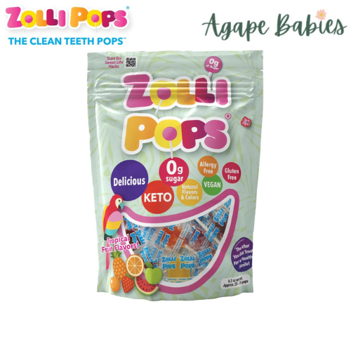 Zollipops Tropical Assorted Fruit, 147g Exp: 11/26