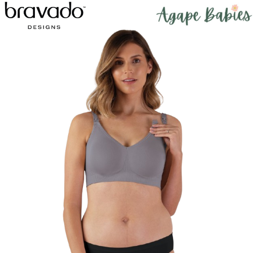 Bravado Designs Body Silk Seamless Nursing Bra - Sustainable - Silver Belle