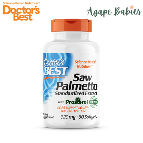 Doctor's Best Best Saw Palmetto 320mg, 60 sgls