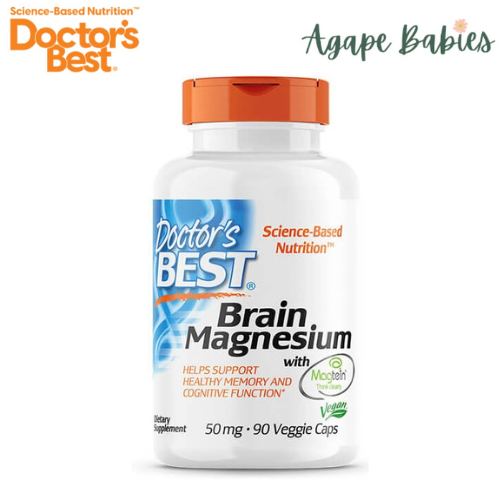 Doctor's Best Brain Magnesium with Magtein 50 mg, 90 vcaps.