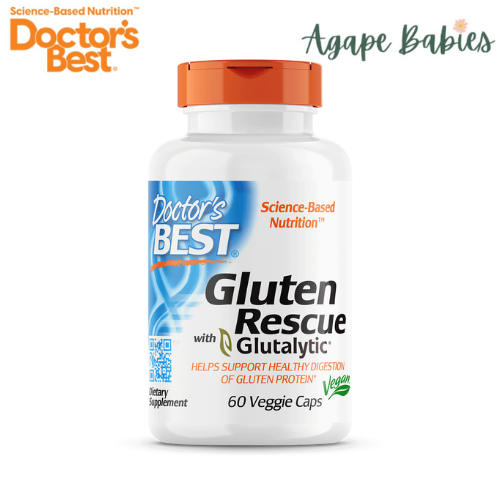 Doctor's Best Gluten Rescue with Glutalytic, 60 vcaps