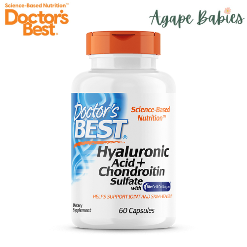 Doctor's Best Hyaluronic Acid with Chondroitin Sulfate, 60 caps