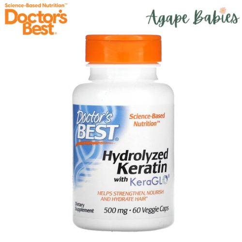 Doctor's Best Hydrolyzed Keratin 500 mg, 60 vcaps.