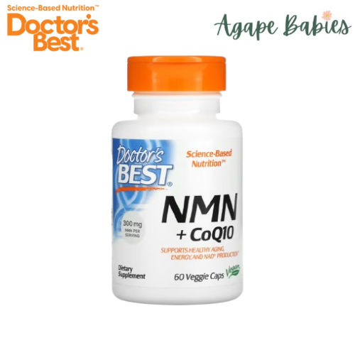 Doctor's Best NMN + COQ10, 60 vcaps.