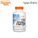 Doctor's Best Purified & Clear Omega 3 Fish Oil, 120 sgls. Exp: 08/26
