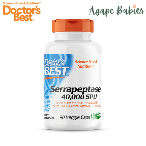 Doctor's Best Serrapeptase, 90 vcaps