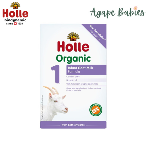 [Exp: 06/26] [Single Pack] Holle Organic Infant Goat Milk F1 400g DHA (from Birth - 6months)