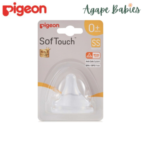 Pigeon Softouch 3 Nipple Blister Pack 1pcs (SS)