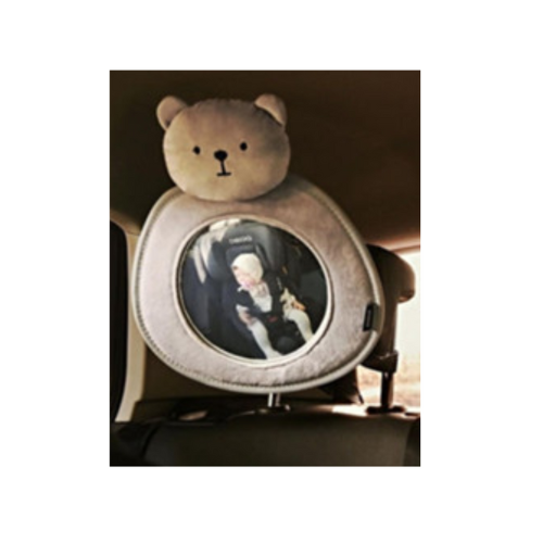 Poled Backseat Mirror XL - Bear