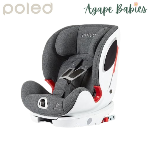 Poled Y-FIX Pro Toddler Car Seat - Dawn Grey (3 Year Local Warranty)