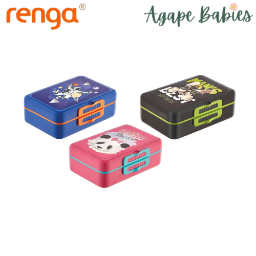 [2-Pack] Renga Tondo Lunch Box - 1L -3 Variation