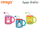 [3-Pack] Renga Rubby Tumbler With Straw 210ML - 3 Variant