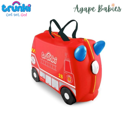 Trunki Luggage - Frank Fire Truck (With 5 years Warranty)