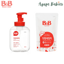 [2-Pack] B&B Feeding Bottle Cleanser (Foam) - Bottle/Refill Pack