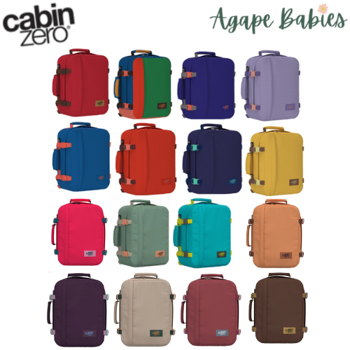 [10 Year Local Warranty] CabinZero Classic Travel Cabin Bag (Latest Colours) - 2 Variation