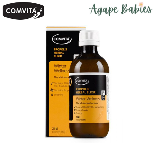 Comvita Propolis Herbal Elixir 200 ml Exp: 05/26