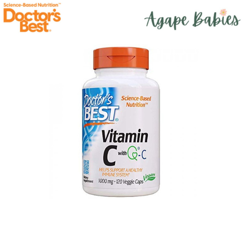 Doctor's Best Vitamin C featuring Quali-C 1000mg, 120 vcaps