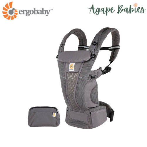 [10 year local warranty] Ergobaby Omni Breeze Baby Carrier - Graphite Grey