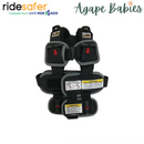 RideSafer Delight Wearable Safety Restraint - Black-Extra small (10 year local warranty)