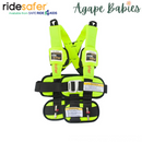RideSafer Delight Wearable Safety Restraint - Yellow - Small (10 year local warranty)