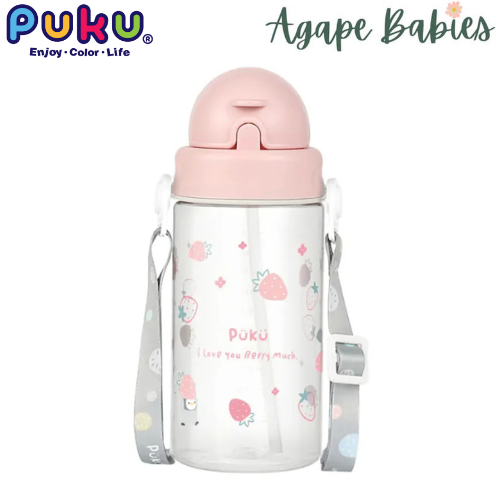 Puku Tritan Straw Bottle 330ml/500ml