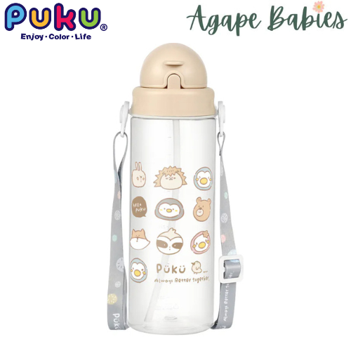 Puku Tritan Straw Bottle 330ml/500ml